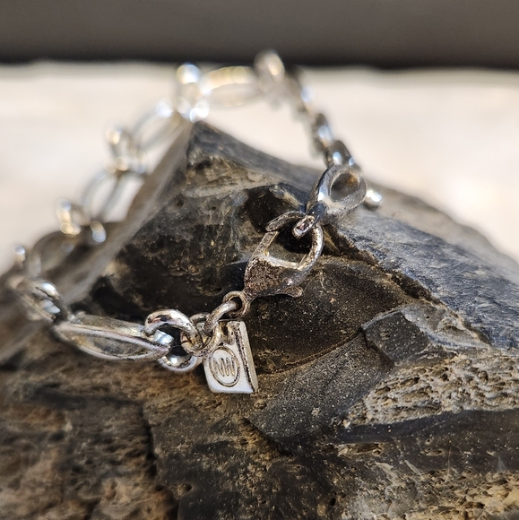 Silver linked bracelet - Picture 3 of 4